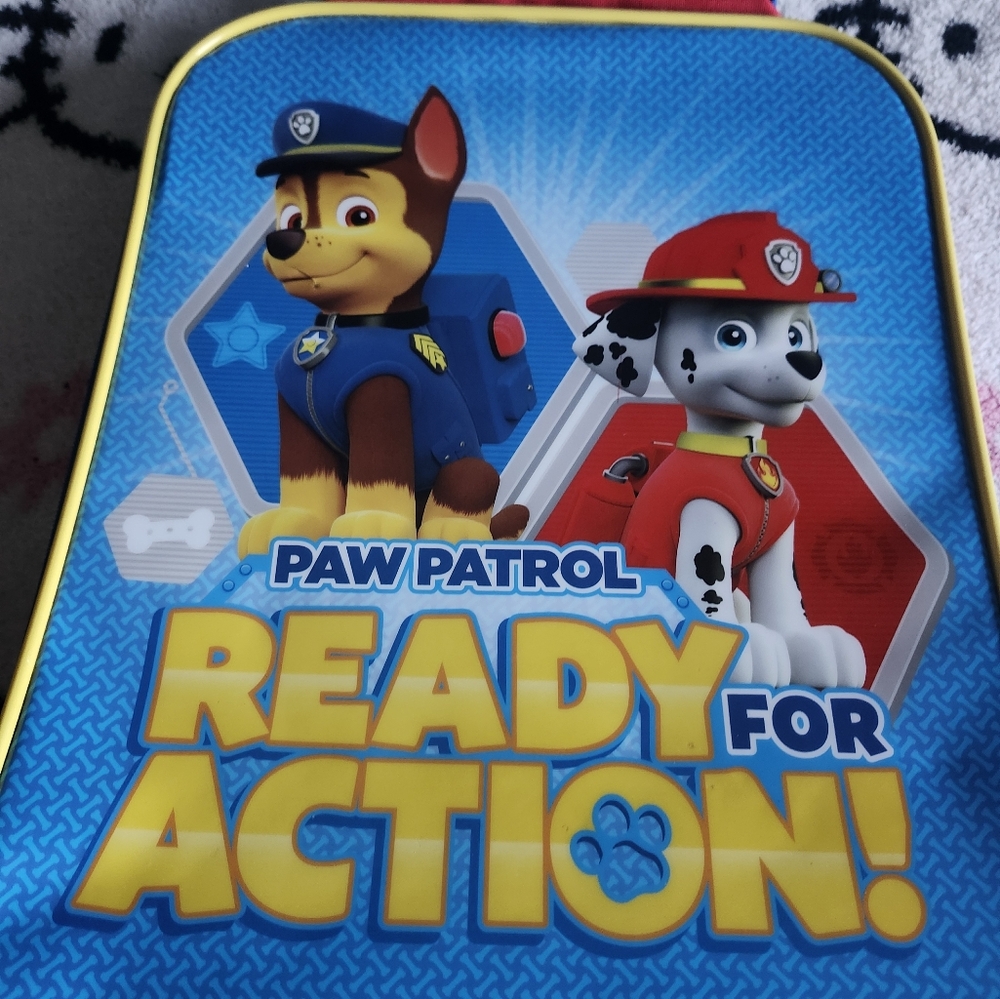 Kids paw patrol suit case
